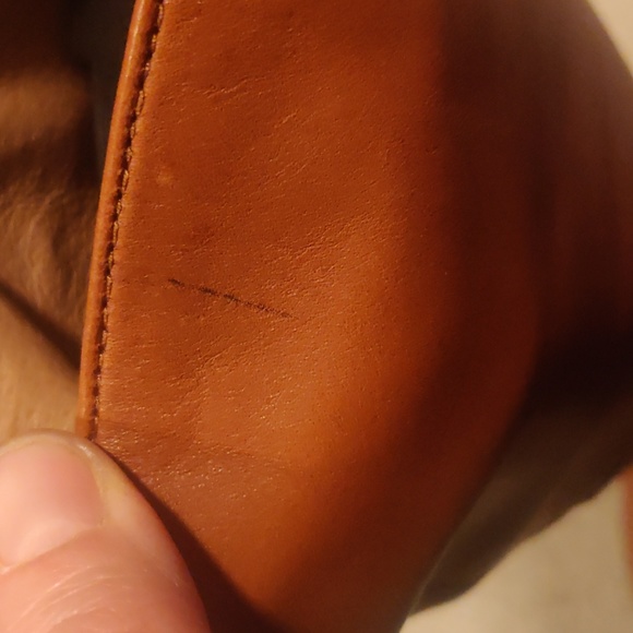 UGG Gracen Whipstitch M Brown Leather Knee High Tall Riding Boot Size 7 Women - Picture 13 of 14